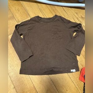 GAP Chocolate Brown Crew Neck Shirt